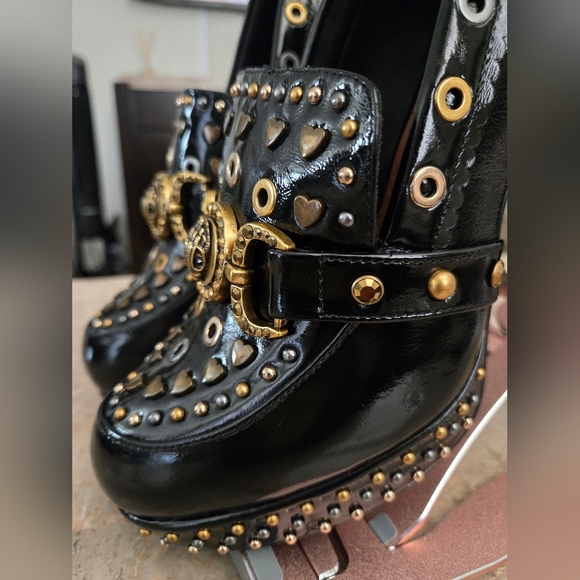 Kurt Geiger London Mansion Stud Loafer Pumps. SIZE 42 - Picture 6 of 14